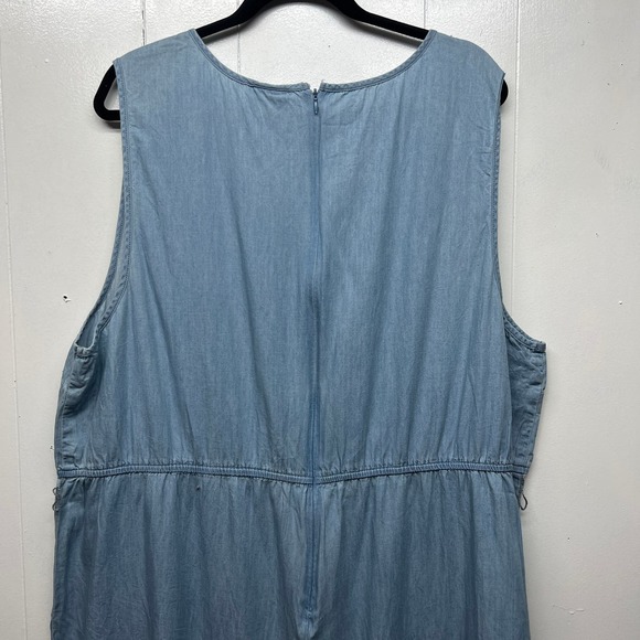 Ava & Viv Light Blue Jumpsuit - Picture 7 of 11